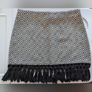 NWT Cider Geometric Tassel Mini Skirt Size M